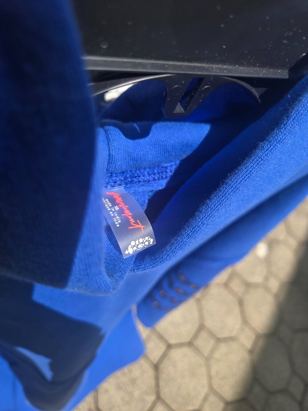 Sold out Free people at my best embroidered hoodie in stellar blueXS - Picture 9 of 17